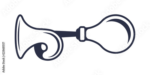 Vector Illustration of the Klaxon.