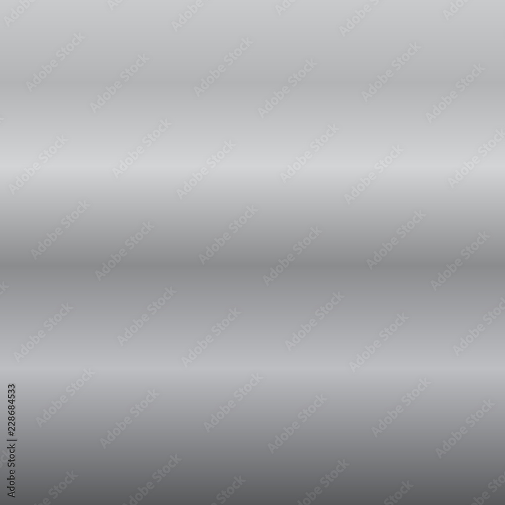 Silver gradient background. Silver design texture for ribbon, frame, banner. Abstract silver gradient template. Metal shine steel plate. Metallic light chrome pattern. Vector illustration Silver gradient background. Silver design texture for ribbon, frame, banner. Abstract silver gradient template. Metal shine steel plate. Metallic light chrome pattern. Vector illustration