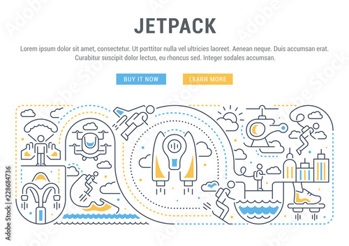 Linear Banner of Jetpack.