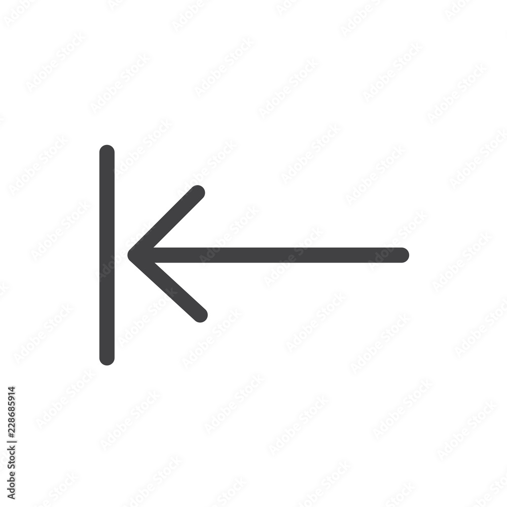 Back vector icon Back vector icon
