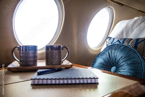 Private Jet Interior