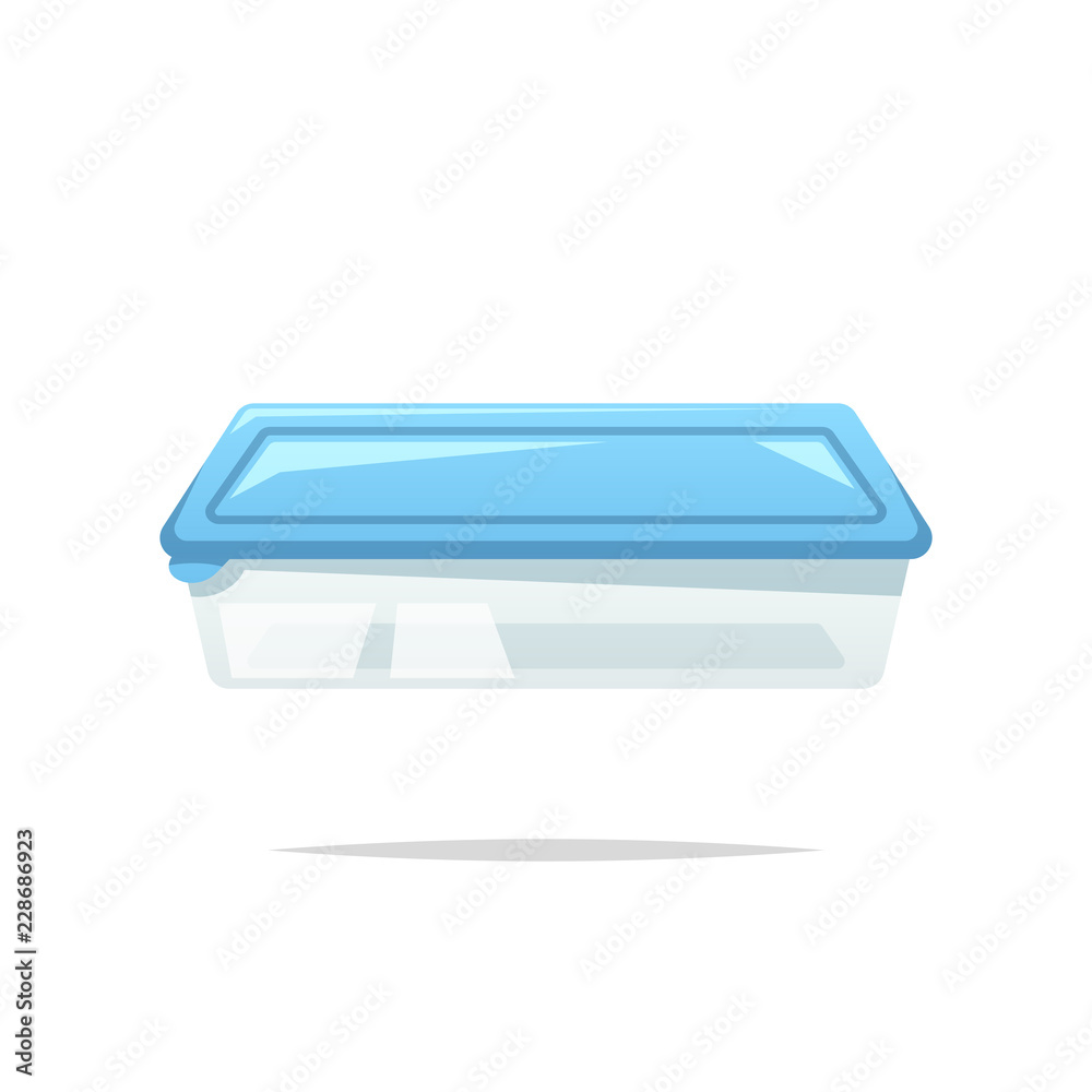 Food storage container vector isolated Food storage container vector isolated