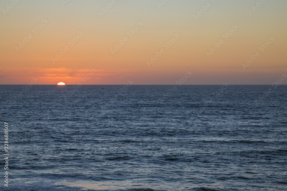Sunset. San Diego, California, USA. Ocean, sunset, coastal view. Landscape. Sunset. San Diego, California, USA. Ocean, sunset, coastal view. Landscape.