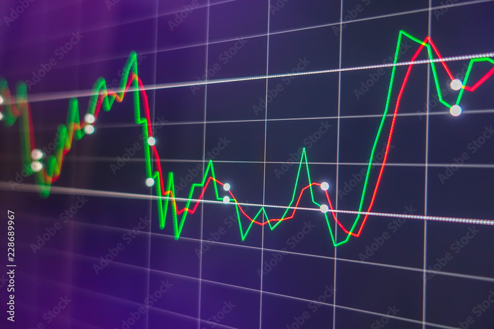 Stock exchange market graph. Finance, exconomic, business concept. Stock exchange market graph. Finance, exconomic, business concept.