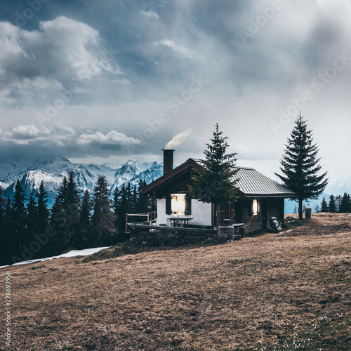 Cabin in Mountainrange
