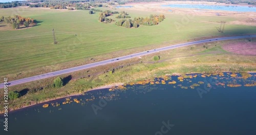 aerial survey of regional traffic interchange