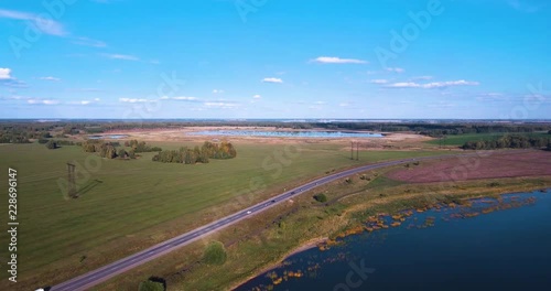 aerial survey of regional traffic interchange