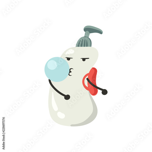 Soap dispenser dancing floss dance