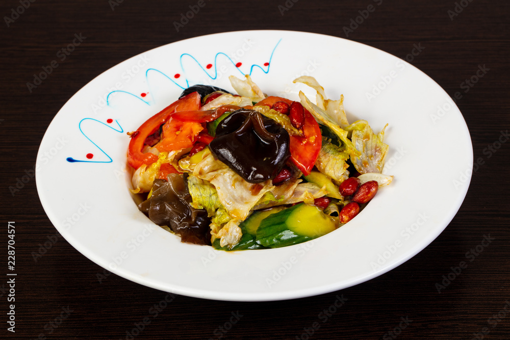 Chinese salad with vegetables Chinese salad with vegetables