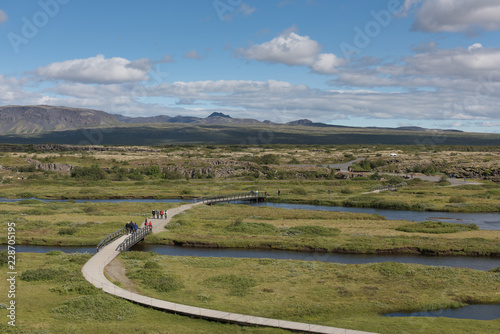 Thingvellir National Park in Iceland photo