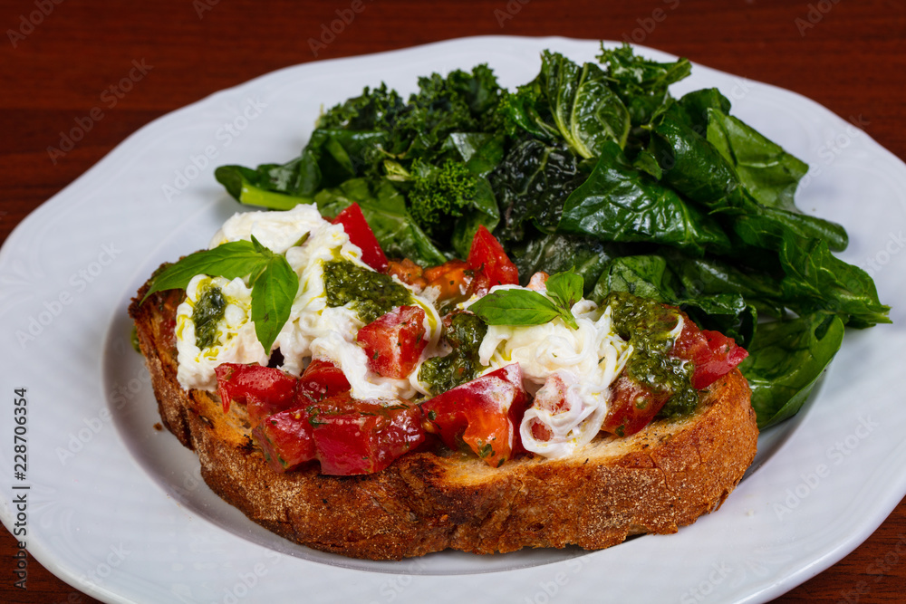 Bruschetta with tomato