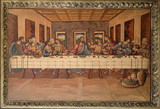 The Last Supper of Christ and the Disciples, church of Holy Trinity in Klenovnik, Croatia 