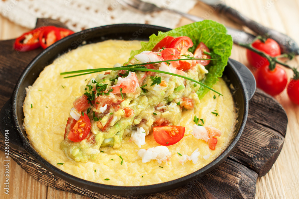 Crabmeat omelette Crabmeat omelette