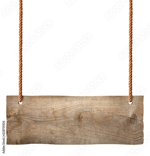 wooden sign chain ropesignboard signpost photo