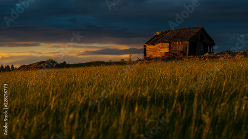 Rural sunset