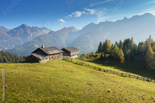Berghütte in den österreichischen Alpen