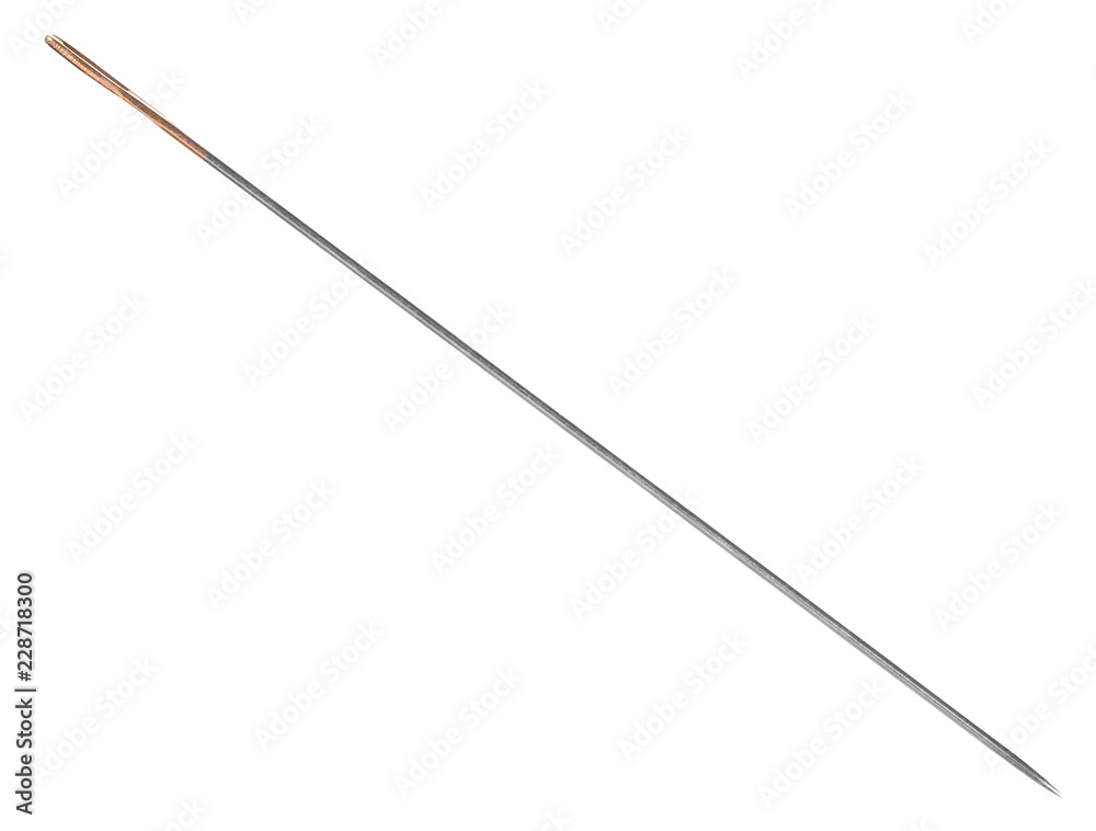 darning needle with yellow end and sharp tip darning needle with yellow end and sharp tip