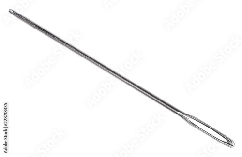 hand Ball Point needle with blunt tip and big eye photo