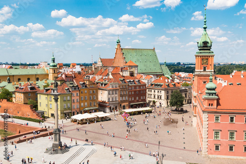 Warsaw Poland. View of the city.
