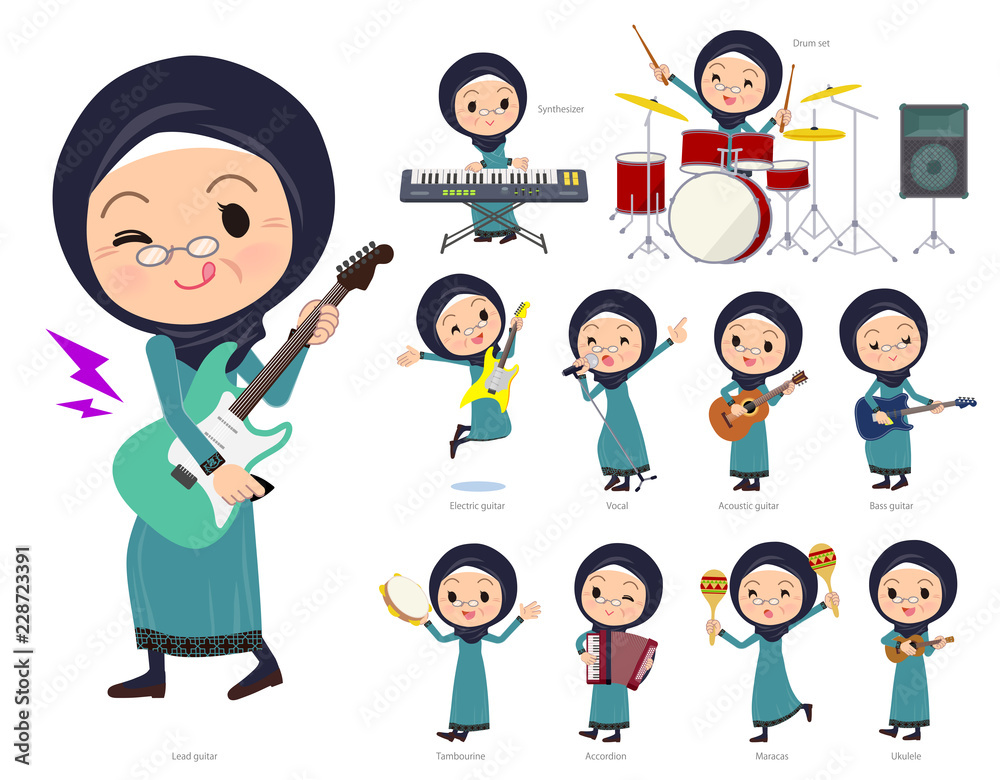 Arab old women_pop music