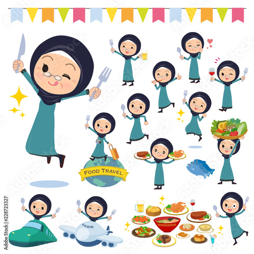 Arab old women_food festival