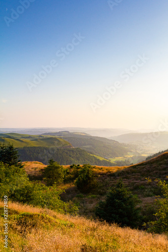 CEREDIGION, WALES View to the west from near Pontarfynach. © Dave
