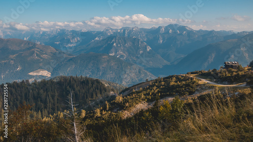 Beautiful alpine view at Feuerkogel summit -Ebensee - Salzburg - Austria