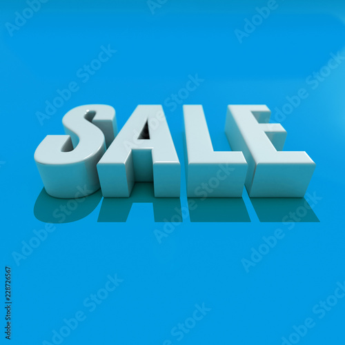 3d Sale Word with Shadow photo