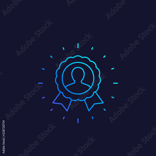 customer loyalty, vector line icon