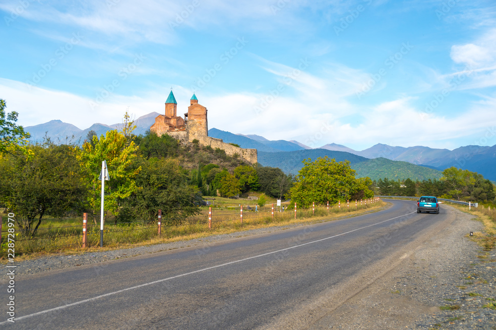 Gremi Monastery Complex and royal residence in Georgia, located in Kakheti region, near the Telavi town