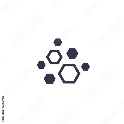 nanoparticles vector icon