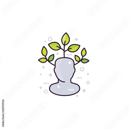 personal growth, vector icon