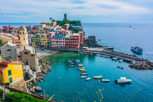 Picturesque town of Vernazza  Liguria  Italy