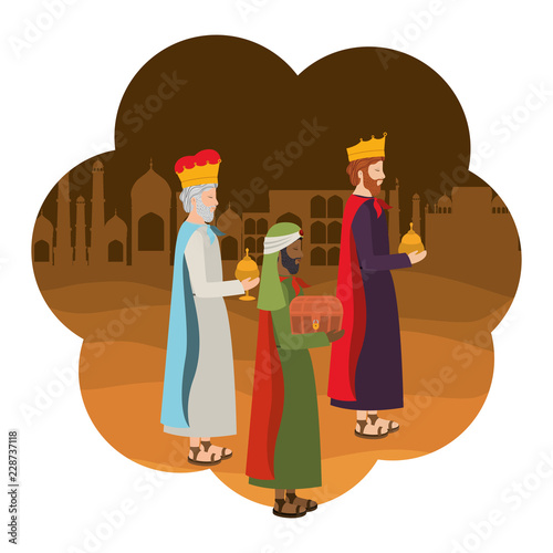 wise kings manger characters