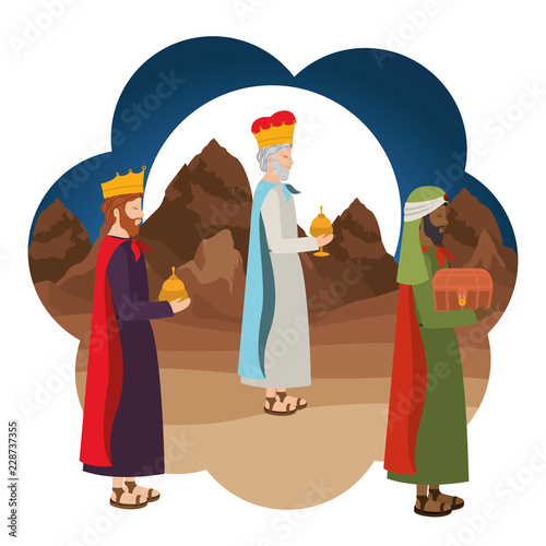 wise kings manger characters