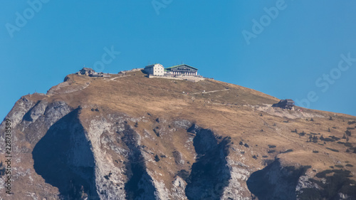 Beautiful alpine view at the Zwoelferhorn summit - Sankt Gilgen - Salzburg - Austria photo