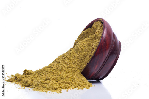 Coriander seeds, fresh coriander and powdered coriander