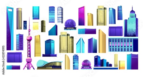 skyscraper building set