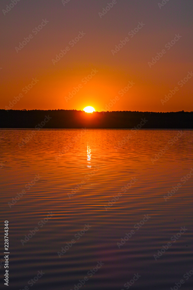Sonnenuntergang Rangsdorfer See
