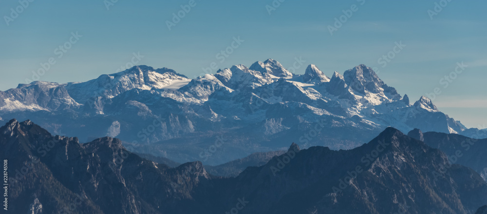 Beautiful alpine view at the Schafberg - Saint Wolfgang - Salzburg - Austria