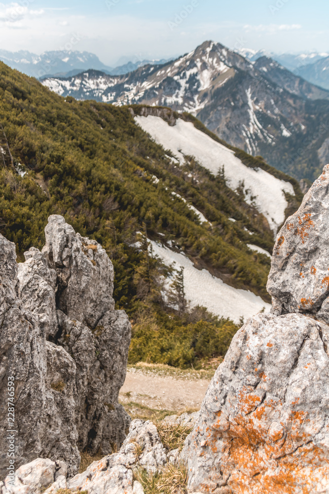 Beautiful alpine view on the Hochfelln - Bergen - Bavaria - Germany Beautiful alpine view on the Hochfelln - Bergen - Bavaria - Germany
