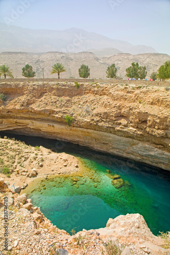 Bimmah sinkhole, close to Salalah, Oman.