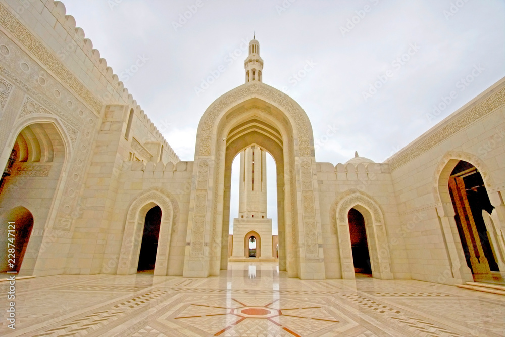 Fototapeta premium Sultan Qaboos Grand Mosque, Oman.
