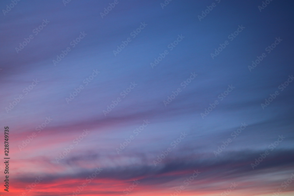 Naklejka premium Himmel Wolken Morgen