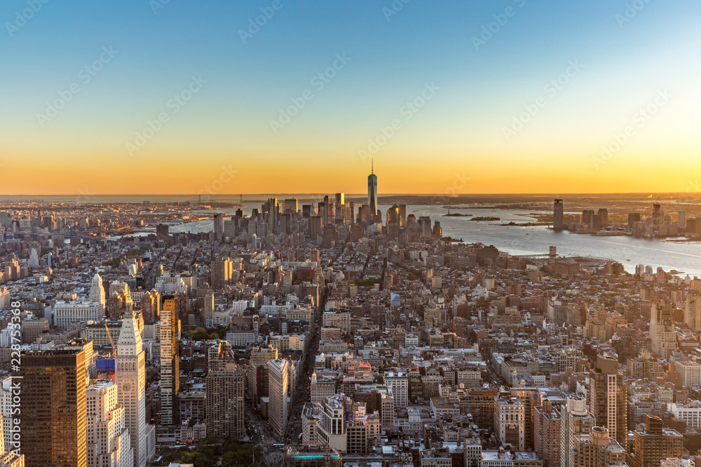 Obraz premium spectacular skyline view of New York