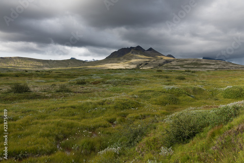 Dramatic Iceland landscape