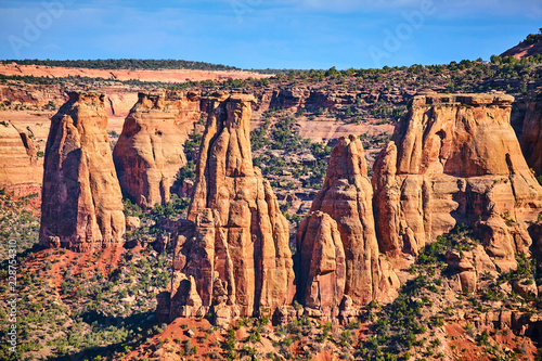 Colorado National Monument Red Rock Cliffs and Canyons