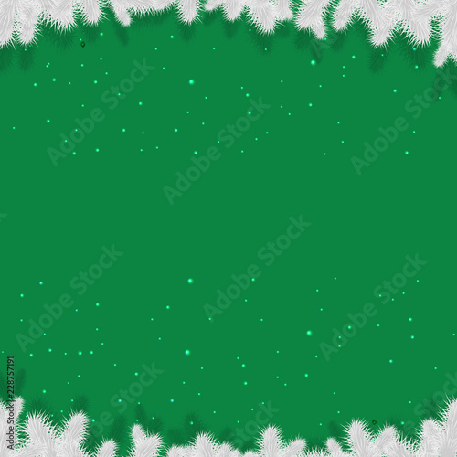 Green Winter Xmas Poster