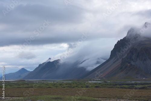 volcanic mountains in Iceland
