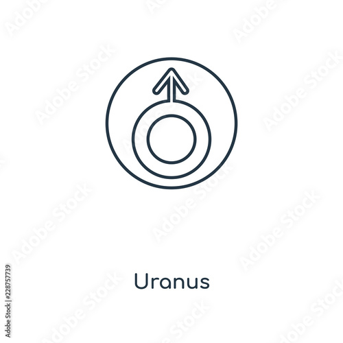 uranus icon vector